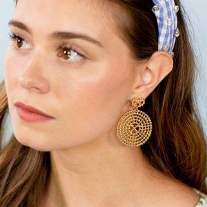 Gold Statement Earrings